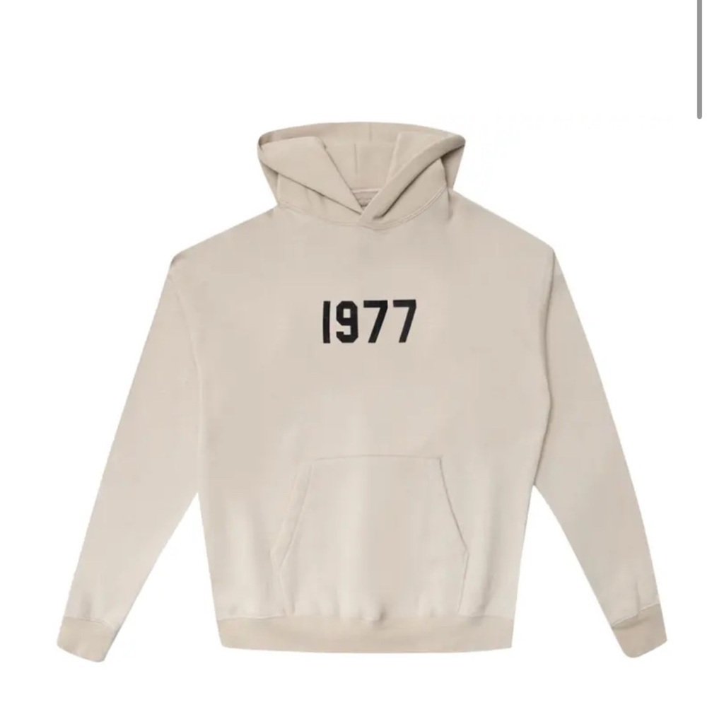 Fear of God Essentials Kids Hoodie 'Wheat' Size 8 - Picture 1 of 7